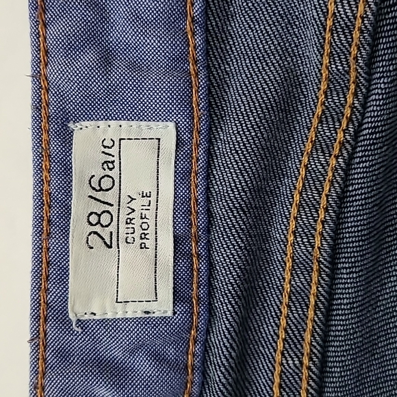 GAP 1969 Women's  Curvy Profile Dark Wash Blue Jeans Stretch Size 28/6 a/c - Picture 7 of 15